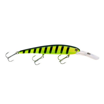 Bandit Walleye Deep Diver Chartreuse-Black Stripes