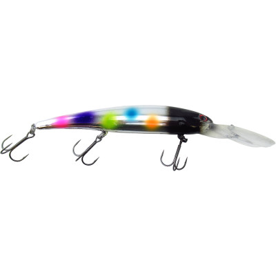 Bandit Walleye Deep Diver JT Custom Color - Black Head Wonderbread