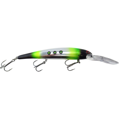 Bandit Walleye Deep Diver JT Custom Color - Chrome Sea Sick Frog