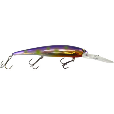 Bandit Walleye Deep Diver JT Custom Color - Purple Minnow