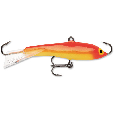 Rapala Jigging Rap Gold Fluorescent Red