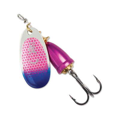 Blue Fox Classic Vibrax Spinner Cerise Scale Blue Tip UV