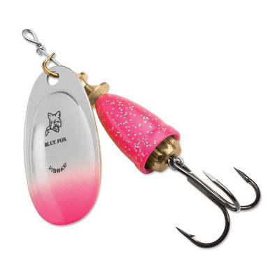 Blue Fox Classic Vibrax Spinner Pink Chartreuse Candyback