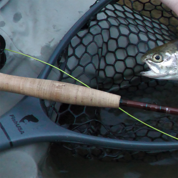 FishUSA Premium Trout Landing Net with fish