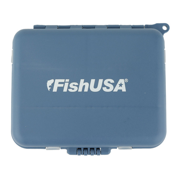 FishUSA Flagship Terminal Tackle Box size Medium top closed lid view