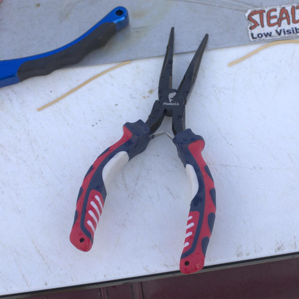 FishUSA Needle Nose Fishing Pliers in Use