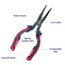 FishUSA Needle Nose Fishing Pliers Tool diagram