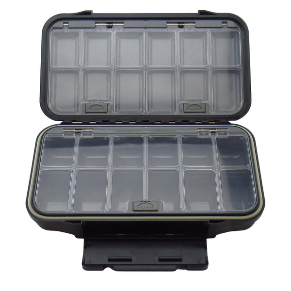 FishUSA Premium Dual Compartment Utility Box open view of large size