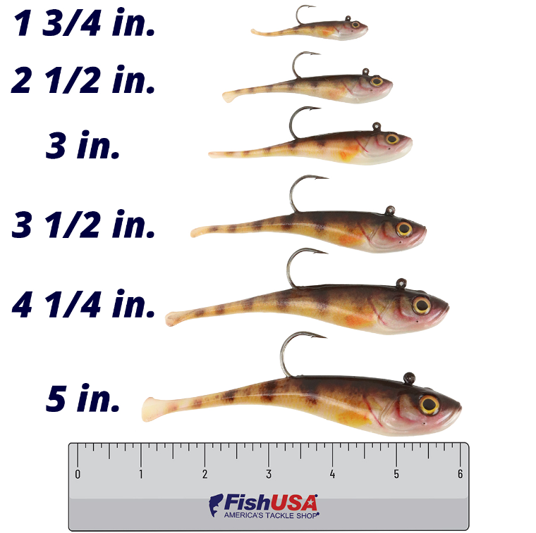 Berkley PowerBait Power Switch Size comparison